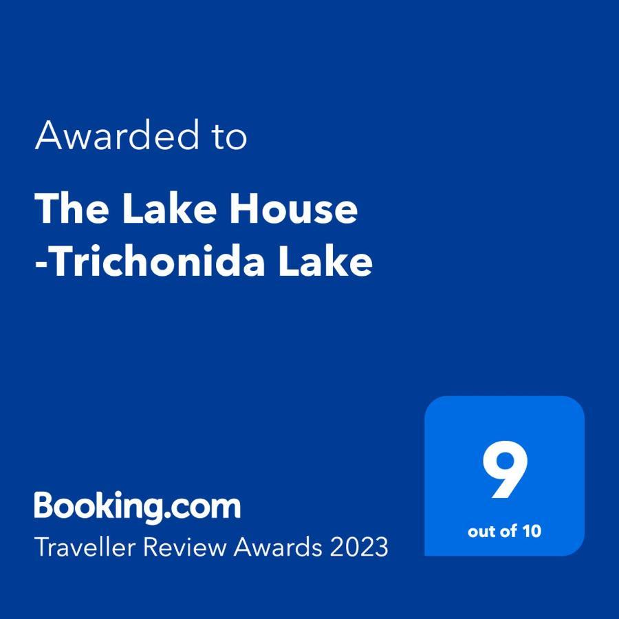 The Lake House" -Trichonida Lake Marathias  Exteriör bild