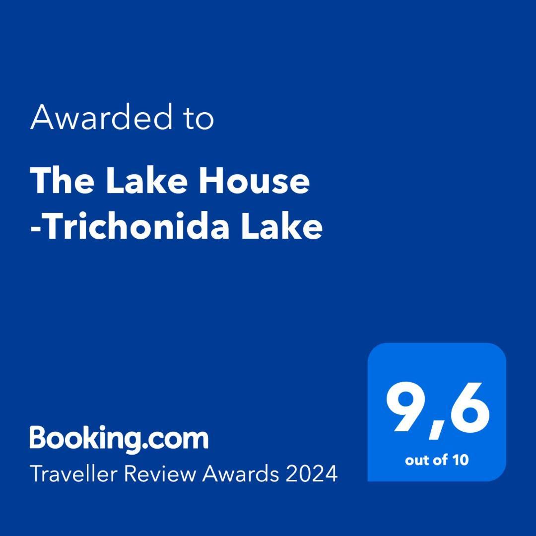 The Lake House" -Trichonida Lake Marathias  Exteriör bild